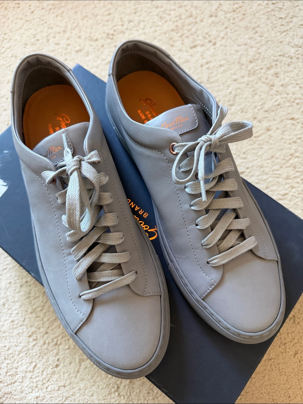 Italian Leather Men's Sneakers